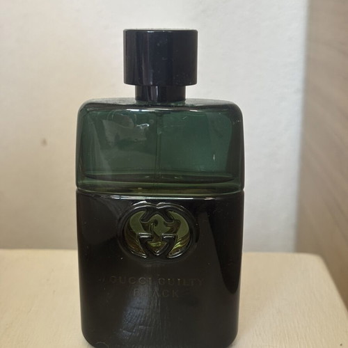 Gucci Guilty Black Pour Homme perfume used, authentic