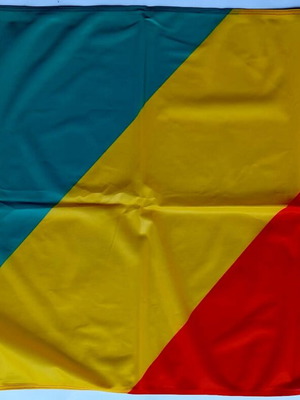 Congo Flag used 108x68 centimeters
