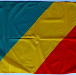 Congo Flag used 108x68 centimeters
