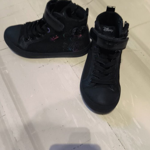 Geox Disney Minney kids boots used size 28 black