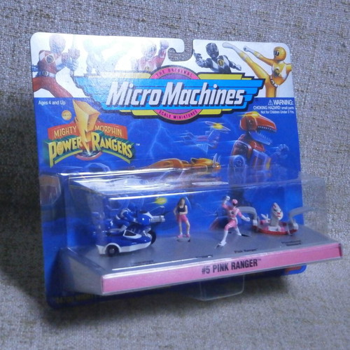 Power Rangers Micromachines Pink Ranger Galoob new sealed