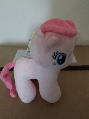 My Little Pony Pinkie Pie plush used with minor repair needed