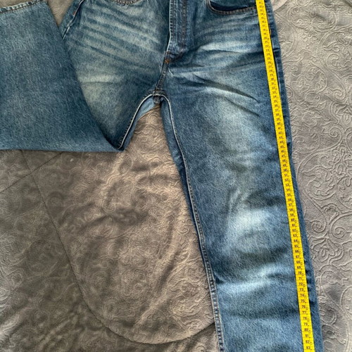 Pink Woman High Rise Jeans used, size 40, blue