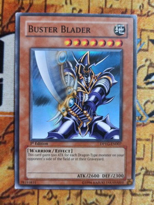 Buster Blader Effect Monster σαν καινούργιο, Yu-Gi-Oh! κάρτα