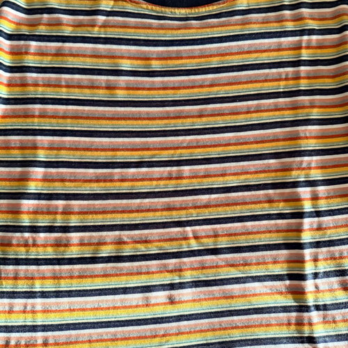Men's Multicolor Striped T-Shirt Vintage Retro Style