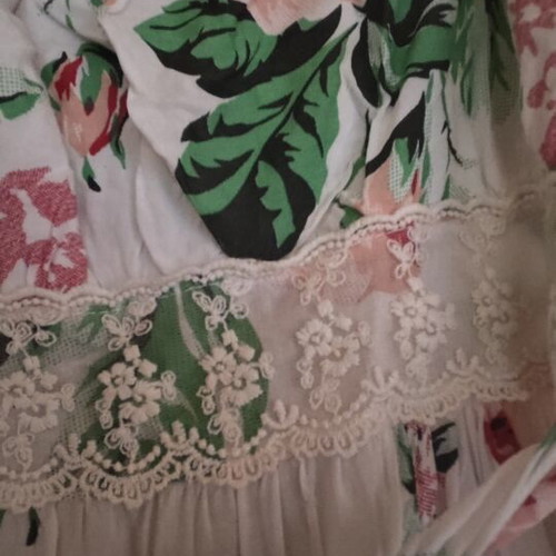 Strapless dress like new, multicolor, one size, 130 cm length