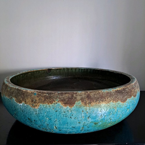 Decorative bowl for living room or office in beautiful sea blue like new