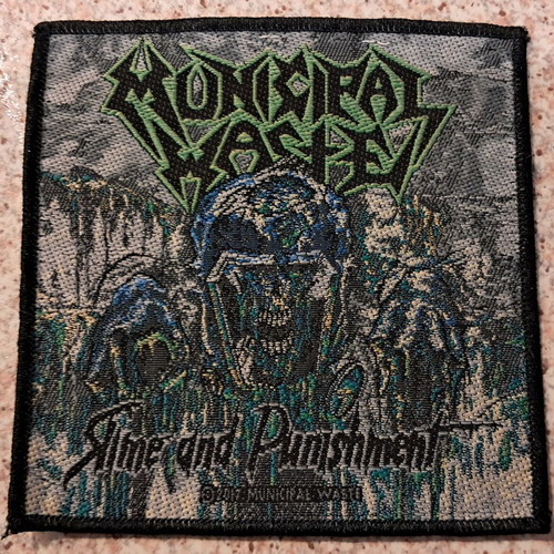 Municipal Waste Slime And Punishment 2017 Official embroidered patch used
