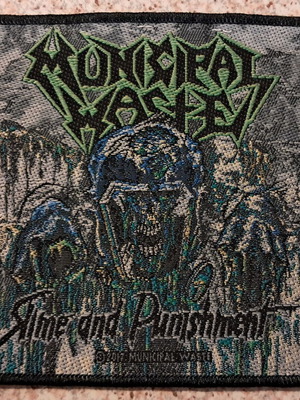 Municipal Waste Slime And Punishment 2017 Official embroidered patch used