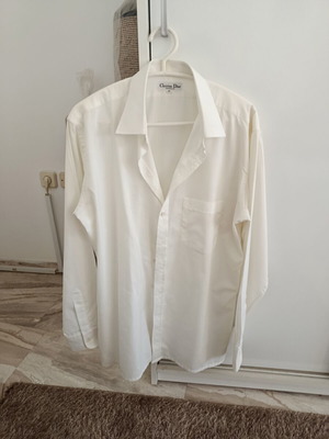 Christian Dior men's dress shirt like new, beige, size 41