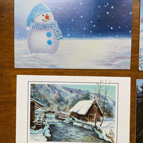 Christmas cards new, pack of 8 from mouth and foot painting group