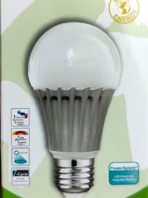 Power Xplore 9.5W E27 LED Light Bulb Warm White 770LM new