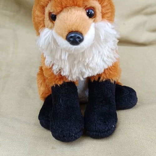 Wild Republic Cuddlekins Fox Plush Toy used, 35 cm with tail