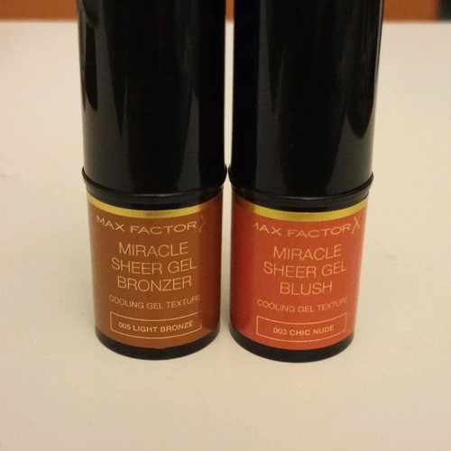 Max Factor bronzer and blush gel set lightly used