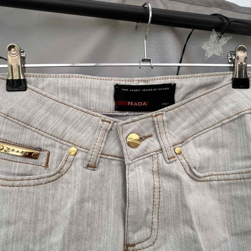 Prada jeans used, size 26, gray