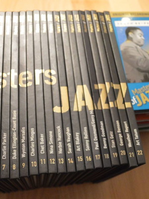 Masters of Jazz 22 βιβλία και CD καινούργια, συλλεκτική σειρά