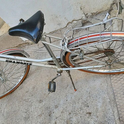 Vintage Chamonix bicycle used, silver
