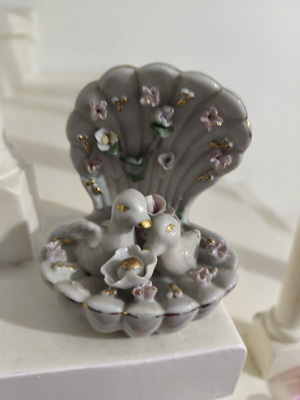 Vintage porcelain decoration used