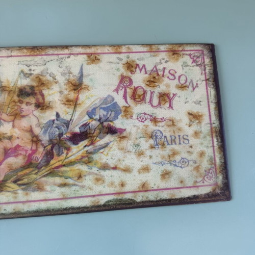 Vintage decorative sign for wall or door, 40x15cm