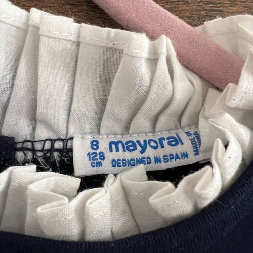 Mayoral girls' clothing set for 8 years old, like new