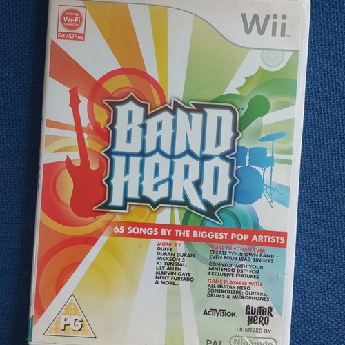 Band Hero Nintendo Wii used in very good condition