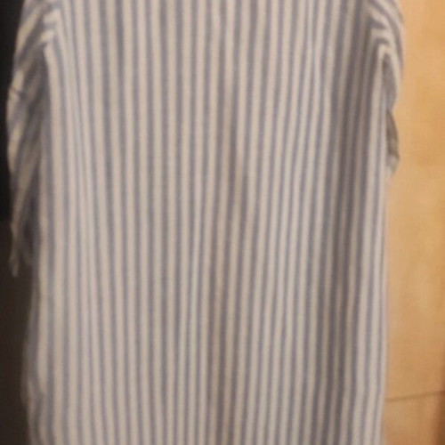 Bsb Long Shirt medium, like new, white and blue