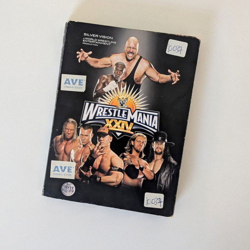 WWE WrestleMania XXIV 3 DVD set used with Greek subtitles