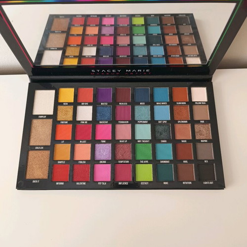 BPerfect Carnival XL pro palette Stacey Marie like new, eyeshadow and highlighter palette