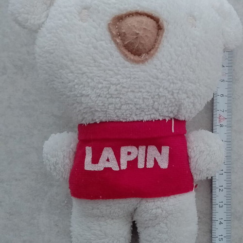 Lapin House hanging plush bear with sound, 17cm