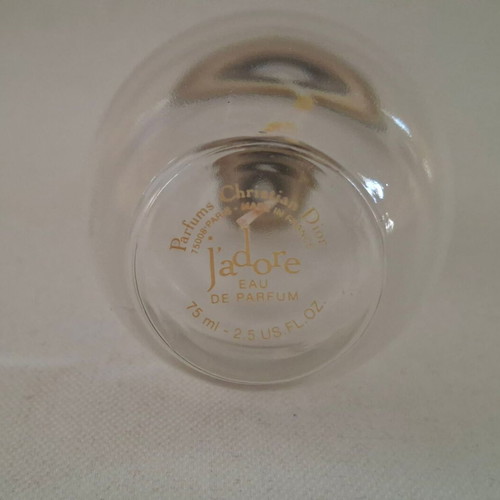 Roberto Cavalli Oro and Christian Dior J'adore empty perfume bottles
