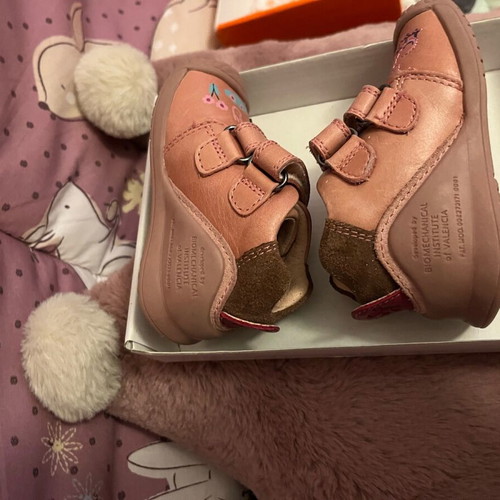 Biomecanics Baby Boot Pink Leather Size 18 Like New