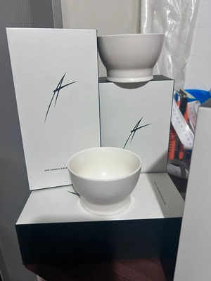 Set of 2 Ra cups Ann Demeulemeester for Serax, new in luxury box