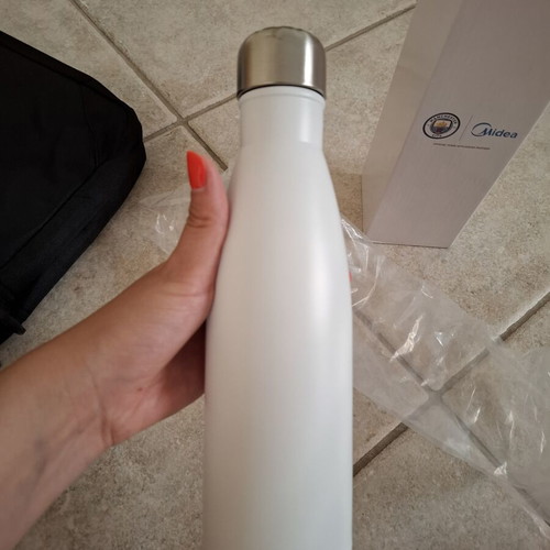 Manchester City x Midea thermos new, white