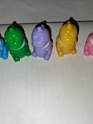 Dinosaur Stamps 5 with Scented Eraser from the 90s New