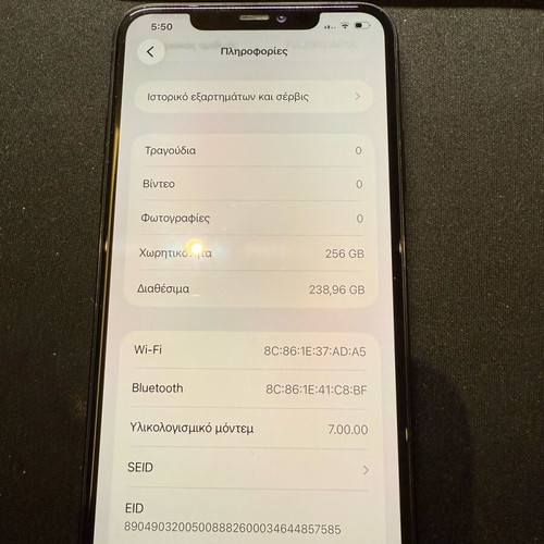 iPhone 11 Pro Max 256GB Mint Green used with Spigen case