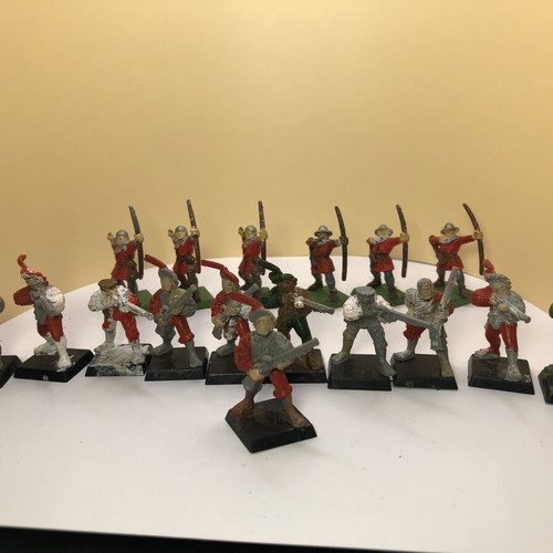 Warhammer Empire fantasy archers and riflemen set, used, 17 figures