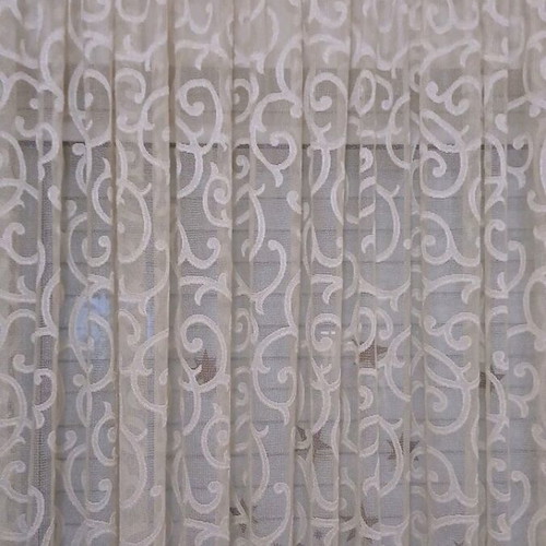 Linen and lace curtains set of 2 like new