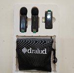 Σετ ασύρματων μικροφώνων Lavalier Dralud M1 για iPhone, Android, USB-C, Lightning