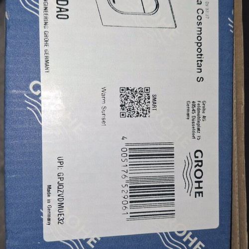 Cosmopolitan S Grohe plate for built-in cistern brused warm sunset new