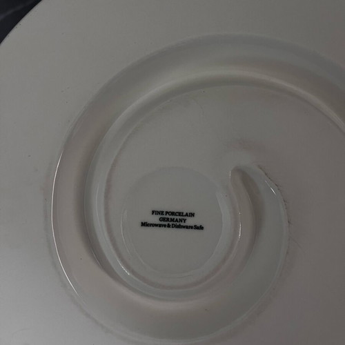 White serving platter new