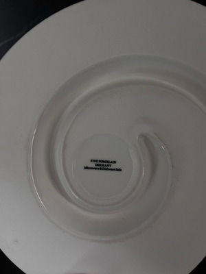 White serving platter new
