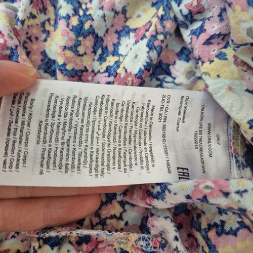 Only Floral Summer Dress New with Tags Size S