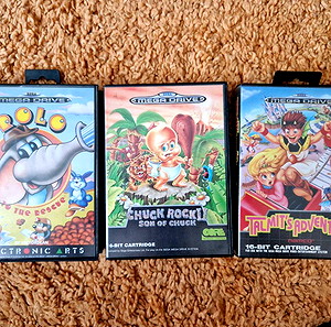 Πακετο 3 παιχνίδια Sega Mega Drive