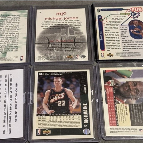 Michael Jordan 12 rare cards used