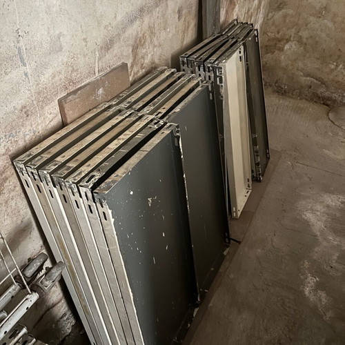 Dexion shelves used, metal disassembled
