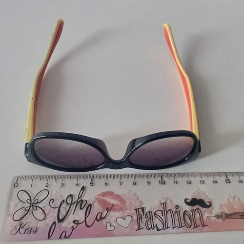 OJO kids sunglasses used, black and multicolor
