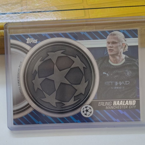 Erling Haaland Starball Relic Manchester City Topps 2025-26