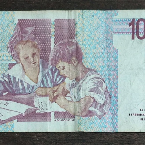 Foreign banknotes used, Russia 2017 and Italy 1990