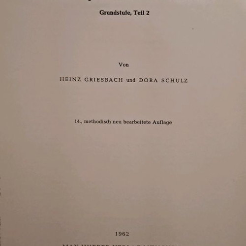 German educational books used, set of 3
