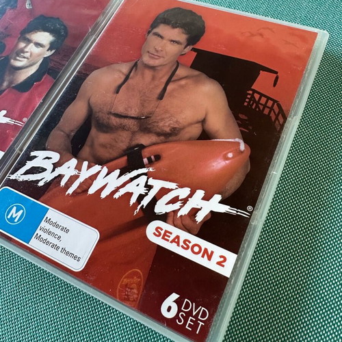 Baywatch Season 1 & 2 DVD like new, 12 DVDs without subtitles